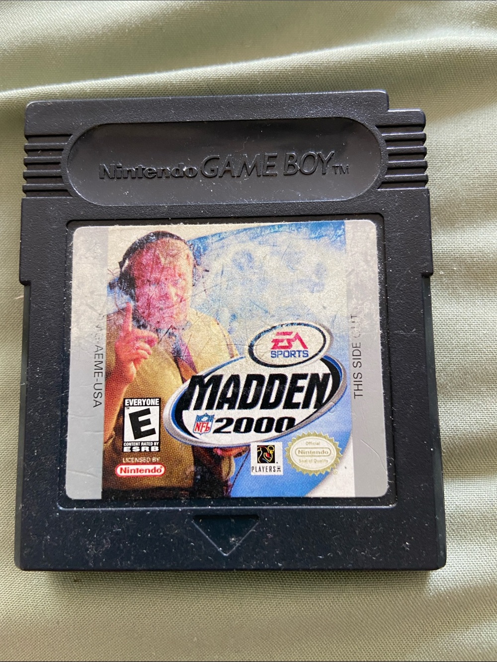 Madden 2000 game cartridge